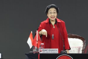Megawati bicara hukum versus hukum pada di penutupan Rakernas PDIP