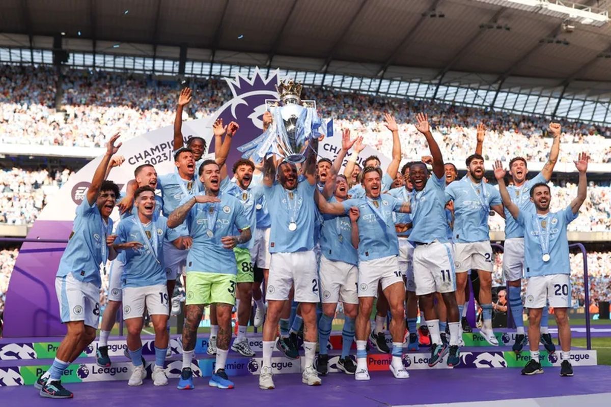 Klasemen akhir Turnamen Inggris: City kunci penghargaan turnamen di laga terakhir