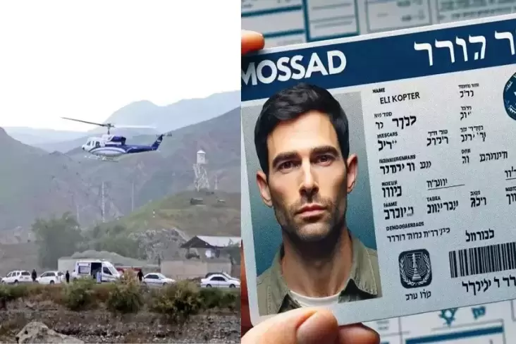 TV negara negara Israel Tertipu Meme ‘Agen Mossad Eli Copter’ Pilot Helikopter Presiden Iran Ebrahim Raisi